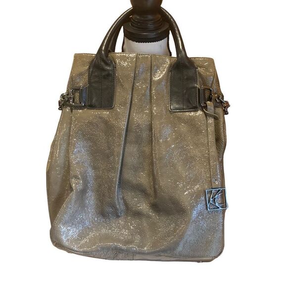 Kenneth Cole‎ New York Patent Leather Tall Hobo Bag - Picture 12 of 12